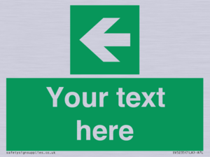 SV5235: Custom Arrow Left Sign