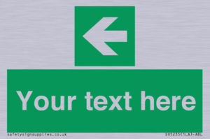 SV5235: Custom Arrow Left Sign