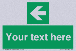 SV5235: Custom Arrow Left Sign