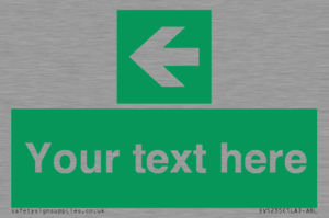 SV5235: Custom Arrow Left Sign