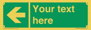 SV5235: Custom Arrow Left Sign