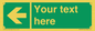 SV5235: Custom Arrow Left Sign