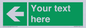 SV5235: Custom Arrow Left Sign