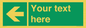 SV5235: Custom Arrow Left Sign