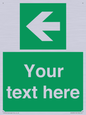 SV5235: Custom Arrow Left Sign