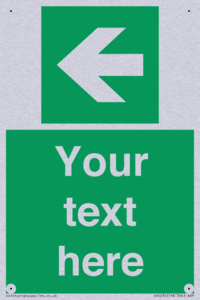 SV5235: Custom Arrow Left Sign