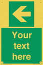 SV5235: Custom Arrow Left Sign