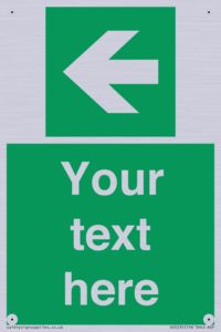 SV5235: Custom Arrow Left Sign