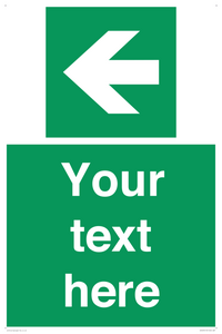 SV5235: Custom Arrow Left Sign