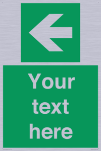 SV5235: Custom Arrow Left Sign