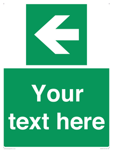 SV5235: Custom Arrow Left Sign