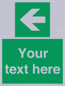 SV5235: Custom Arrow Left Sign