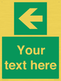 SV5235: Custom Arrow Left Sign