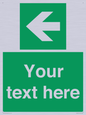 SV5235: Custom Arrow Left Sign