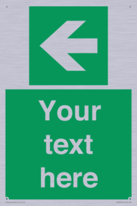 SV5235: Custom Arrow Left Sign