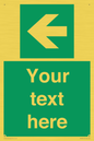 SV5235: Custom Arrow Left Sign