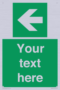SV5235: Custom Arrow Left Sign