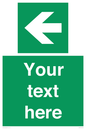 SV5235: Custom Arrow Left Sign