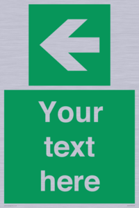SV5235: Custom Arrow Left Sign
