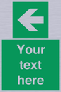 SV5235: Custom Arrow Left Sign