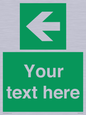SV5235: Custom Arrow Left Sign