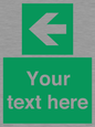 SV5235: Custom Arrow Left Sign