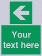 SV5235: Custom Arrow Left Sign