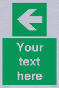 SV5235: Custom Arrow Left Sign