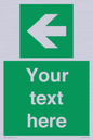 SV5235: Custom Arrow Left Sign