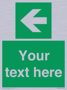 SV5235: Custom Arrow Left Sign
