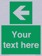 SV5235: Custom Arrow Left Sign