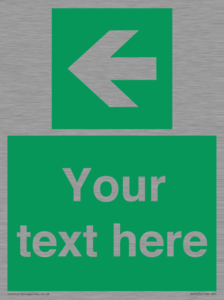 SV5235: Custom Arrow Left Sign