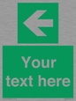 SV5235: Custom Arrow Left Sign
