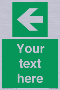 SV5235: Custom Arrow Left Sign