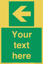 SV5235: Custom Arrow Left Sign