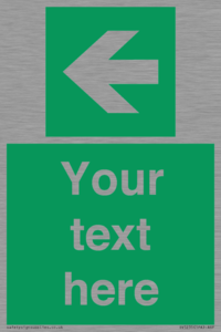 SV5235: Custom Arrow Left Sign