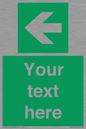 SV5235: Custom Arrow Left Sign