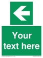 SV5235: Custom Arrow Left Sign