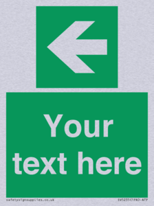 SV5235: Custom Arrow Left Sign