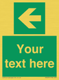 SV5235: Custom Arrow Left Sign