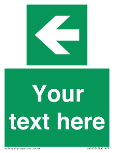 SV5235: Custom Arrow Left Sign