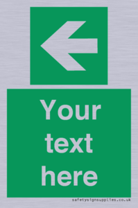 SV5235: Custom Arrow Left Sign