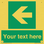 SV5235: Custom Arrow Left Sign