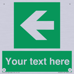 SV5235: Custom Arrow Left Sign