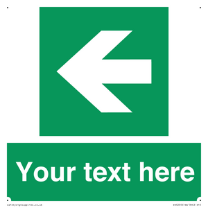 SV5235: Custom Arrow Left Sign