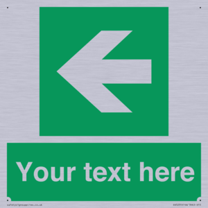 SV5235: Custom Arrow Left Sign