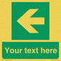 SV5235: Custom Arrow Left Sign