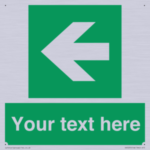 SV5235: Custom Arrow Left Sign