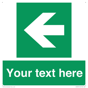SV5235: Custom Arrow Left Sign
