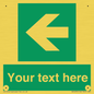 SV5235: Custom Arrow Left Sign